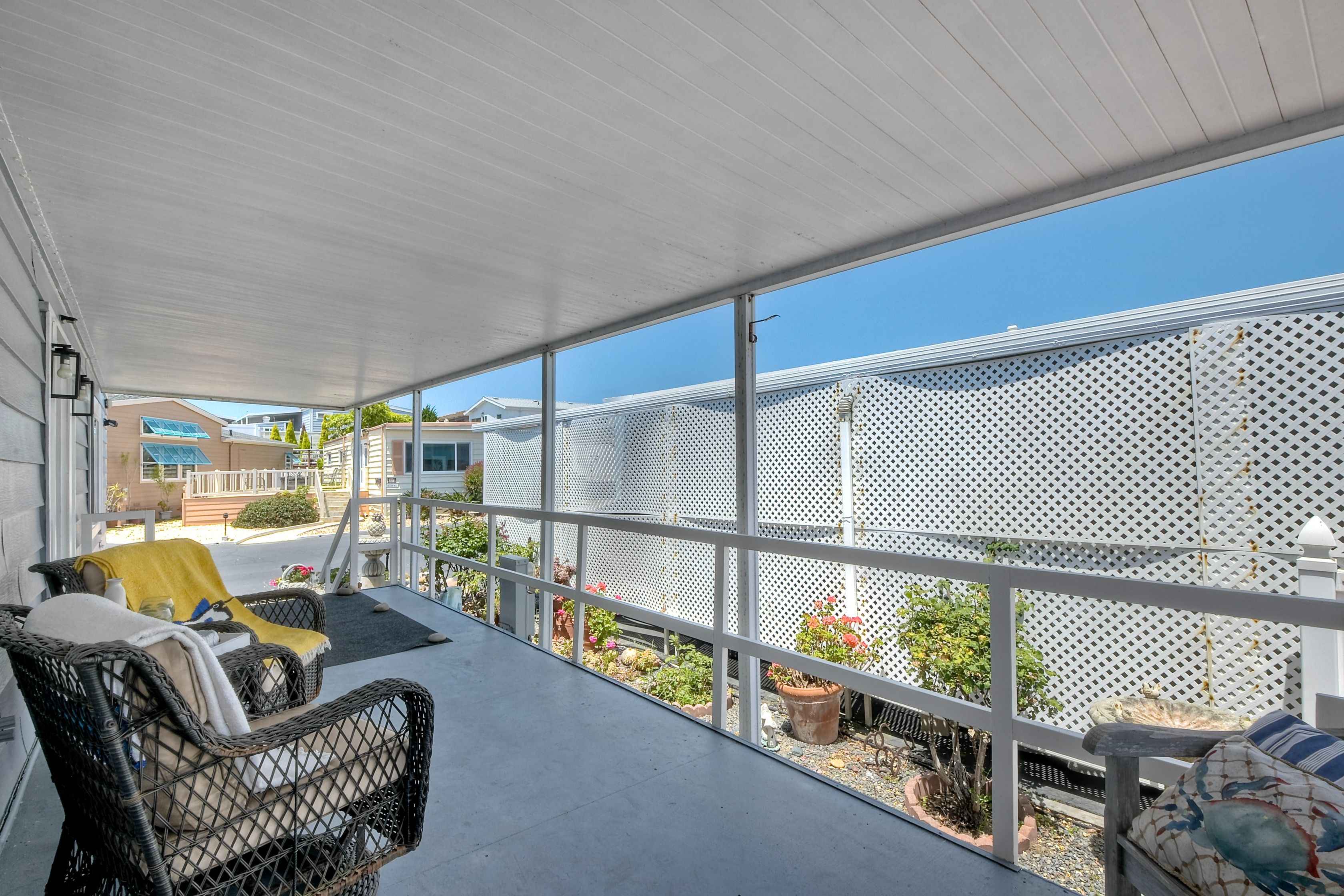 Covered front porch